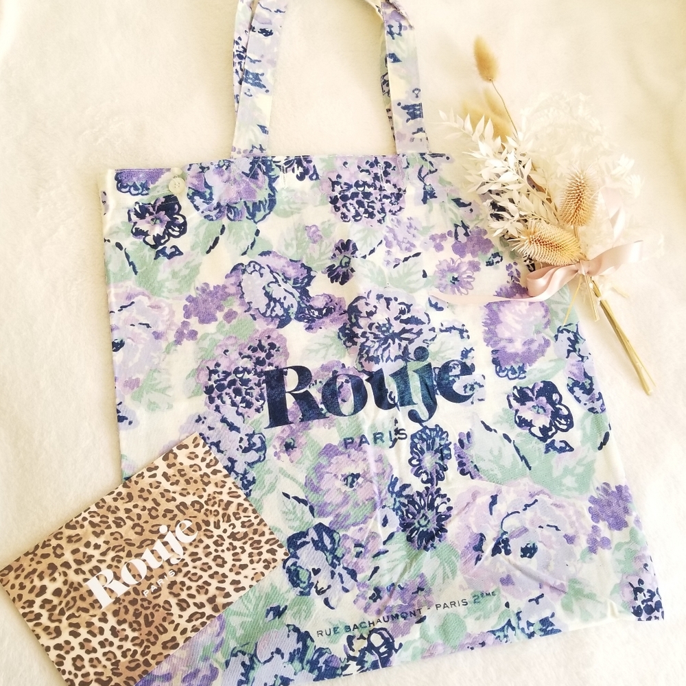 Rouje | Blue Floral Tote